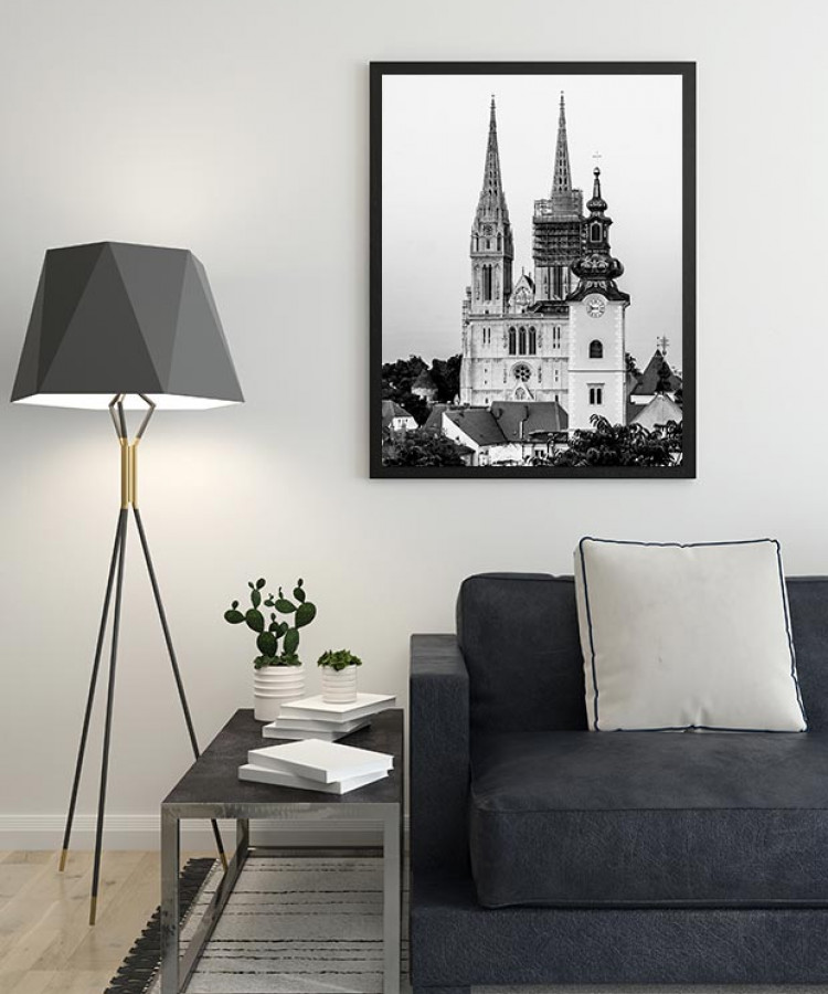 Zagrebački posteri - Pogled na katedralu